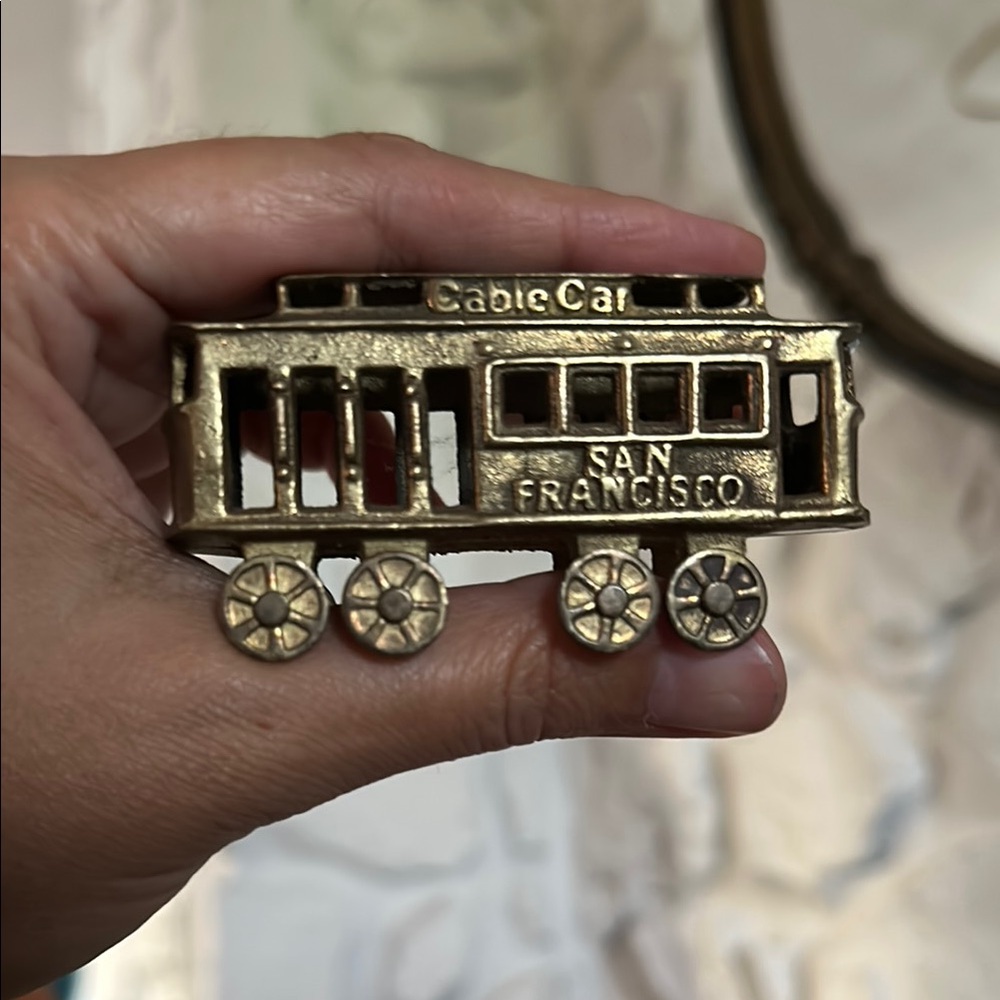 Brass San Francisco Cable Car Souvenir
